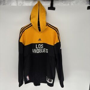 Adidas Los Angeles Lakers Performance Hoodie NBA Basketball Kobe Shaq Men L